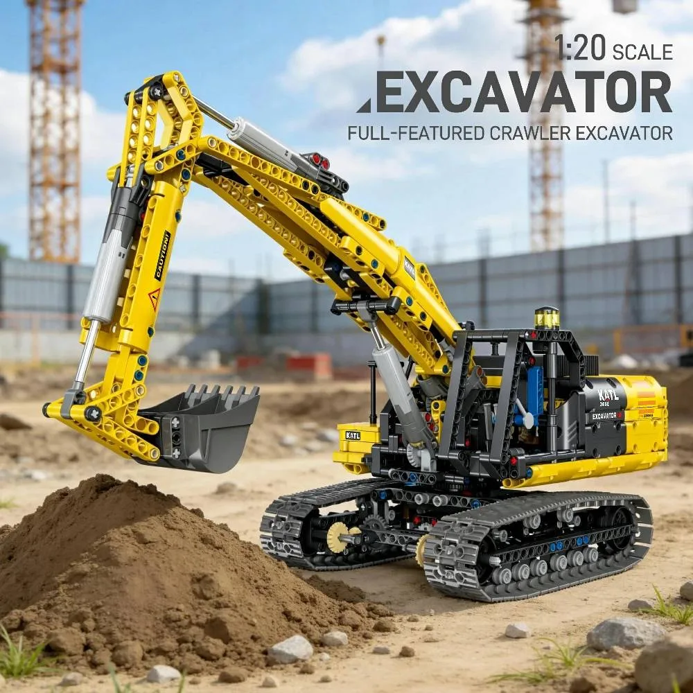 JIESTAR Excavatrice (JS-57023) - prix et où acheter | Brick Broker