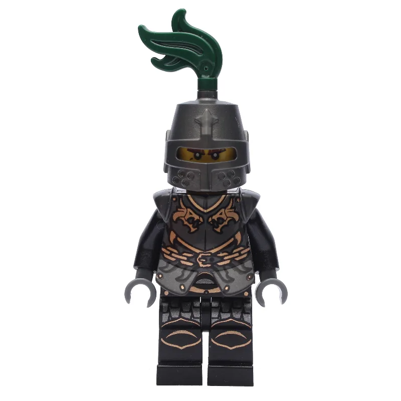 Dragon Knight, Dark Green, Armor, Helmet with… — minifigurine LEGO | Brick Broker