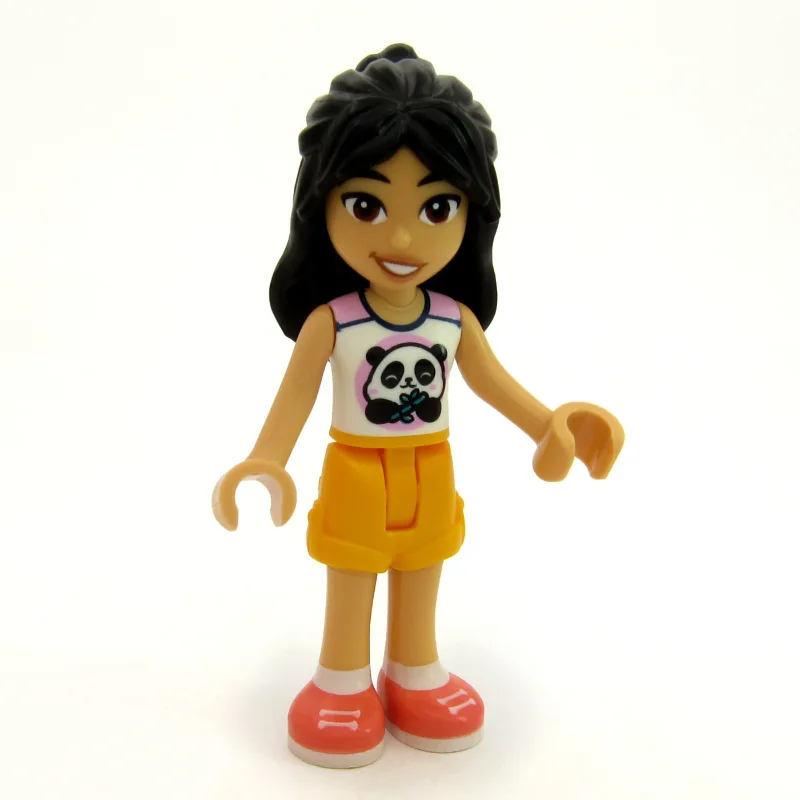 Liann - White Shirt with Panda, Bright Light… — minifigurine LEGO | Brick Broker