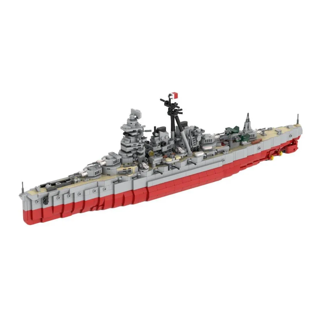 LesDiy Navire de guerre japonais de la Seconde Guerre mondiale Hiei - Cuirassé - Blocs de construction militaires (LESDIY-3651387) - prix | Brick Broker