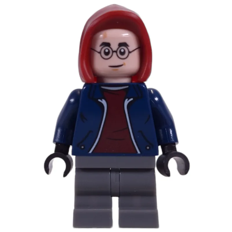Harry Potter, Dark Blue Jacket, Dark Red Hood… — minifigurine LEGO | Brick Broker