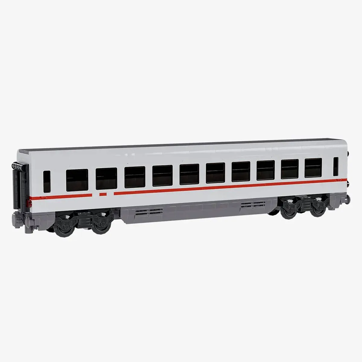 BlueBrixx Voiture de passagers blanche et rouge (BB-105659) - prix | Brick Broker