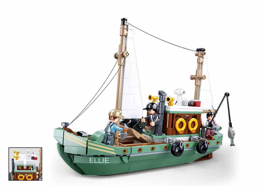 Sluban Bateau de pêche (SLB-M38-B1119) - prix | Brick Broker