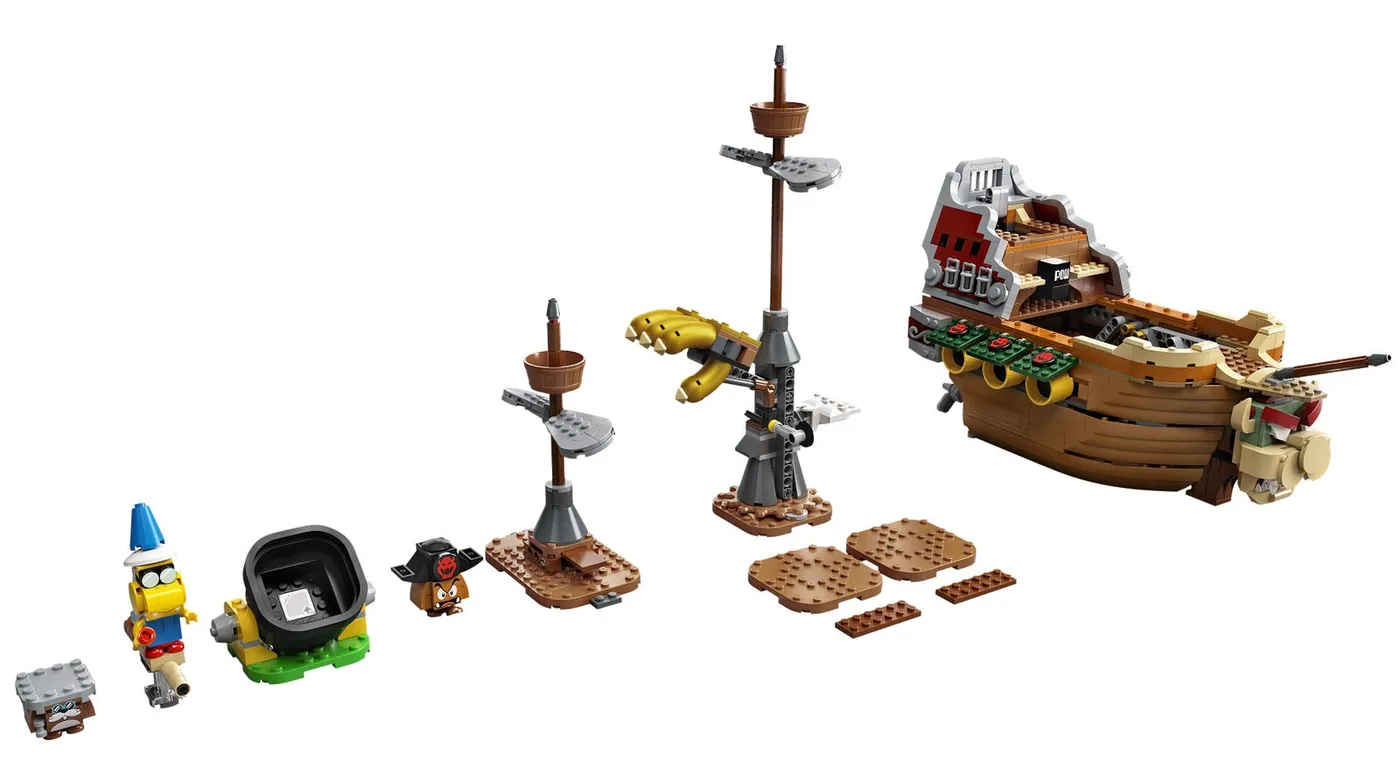 LEGO 71391 Ensemble d’extension Le bateau volant de Bowser - prix | Brick Broker