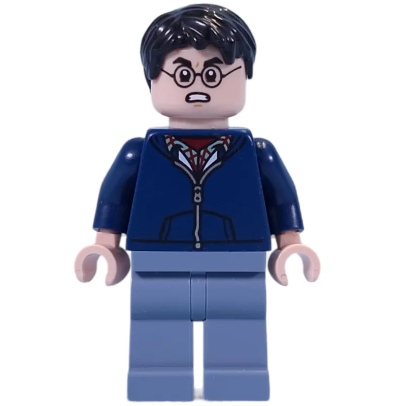 Harry Potter, Dark Blue Jacket, Sand Blue Legs — minifigurine LEGO | Brick Broker