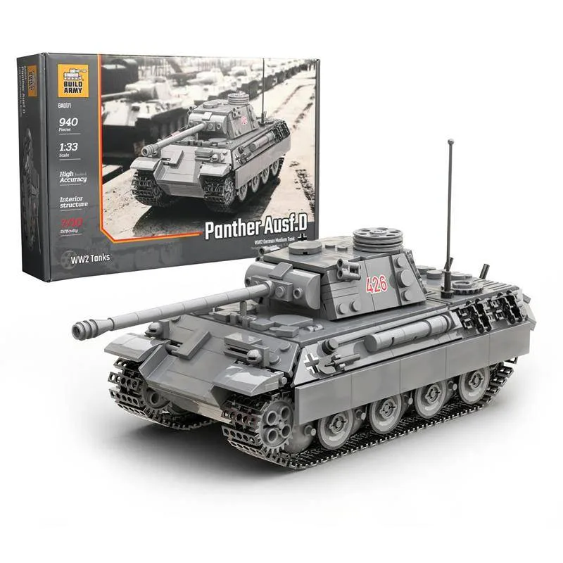 Buildarmy Char Panther Ausf. D (BUILDARMY-BA0171) - prix | Brick Broker