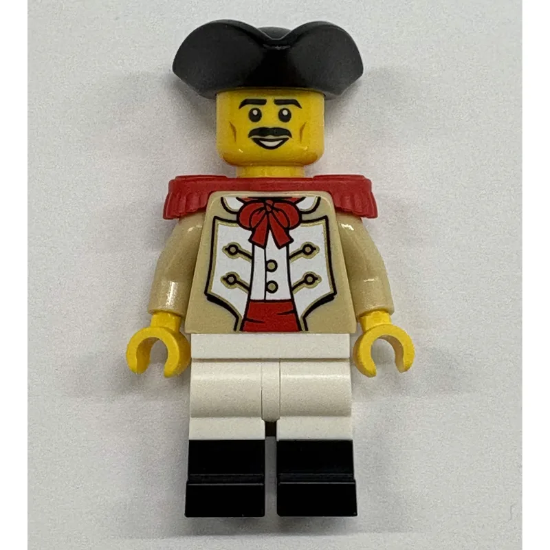 Marine, Male, Red Epaulette, Black Tricorn — minifigurine LEGO | Brick Broker