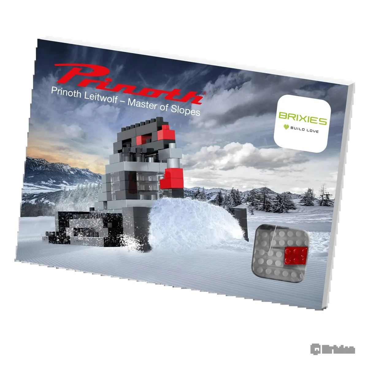 BRIXIES Postkarte Prinoth™ Leitwolf Snow Groomer (BRIXIES-220.121) - prix | Brick Broker