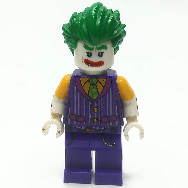 The Joker with Dark Purple Vest and Bright Li… — minifigurine LEGO | Brick Broker