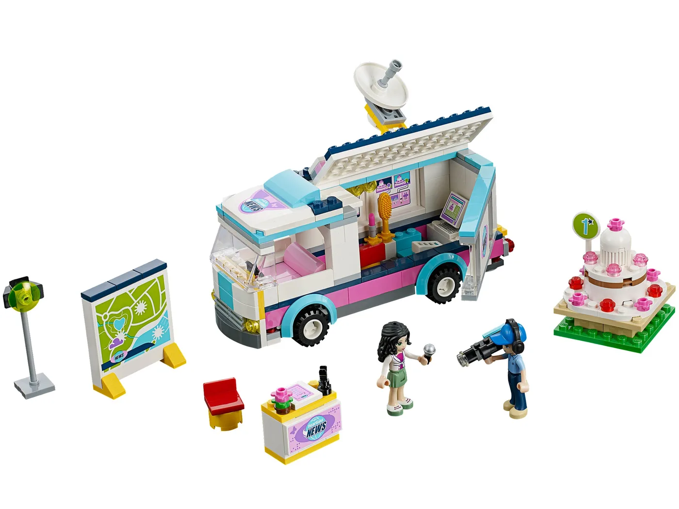 LEGO 41056 Fourgonnette d'information de Heartlake - prix | Brick Broker