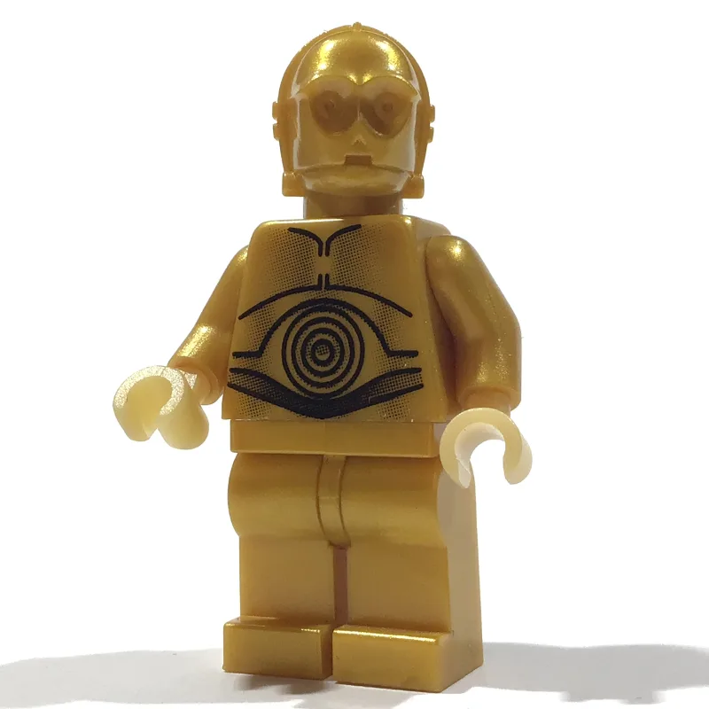C-3PO - Pearl Gold Body, Pearl Light Gold Han… — minifigurine LEGO | Brick Broker
