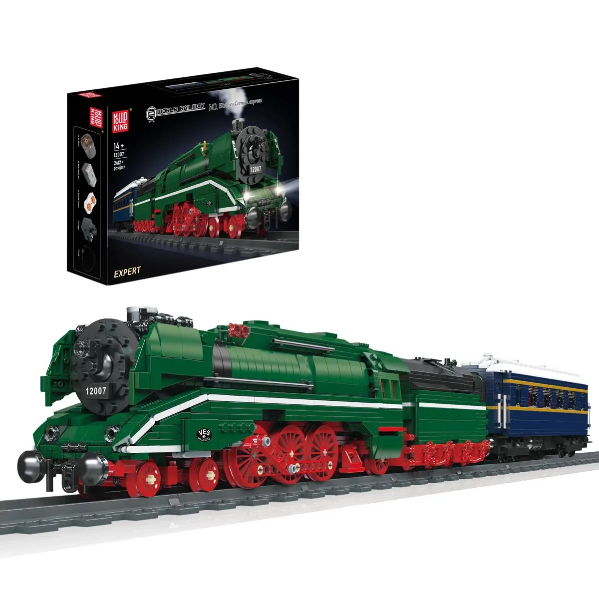 Mould King Train express allemand BR18 201 (MOU-12007S) - prix | Brick Broker