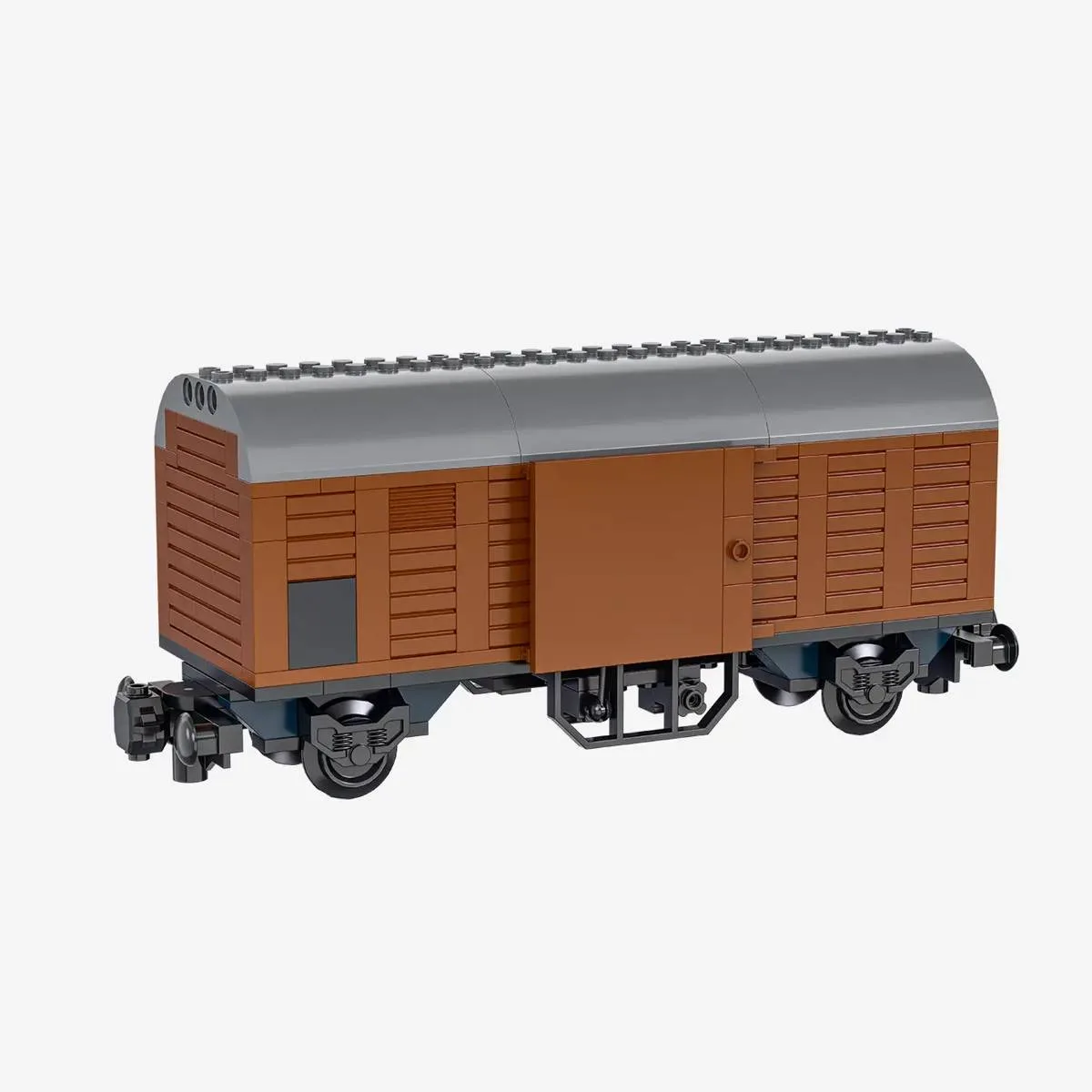 BlueBrixx Wagon couvert, marron (BB-110113) - prix | Brick Broker