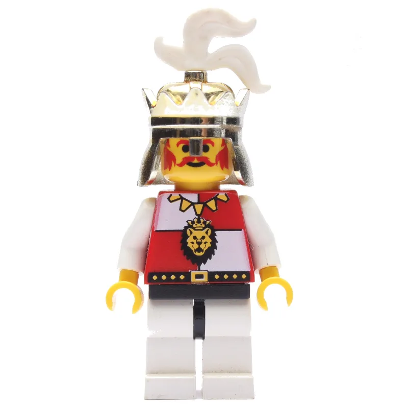 King (Royal Knights) - White Legs, Black Hips — minifigurine LEGO | Brick Broker