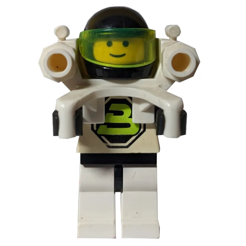 Blacktron II - Jetpack, 3626a Head, No Plate… — minifigurine LEGO | Brick Broker