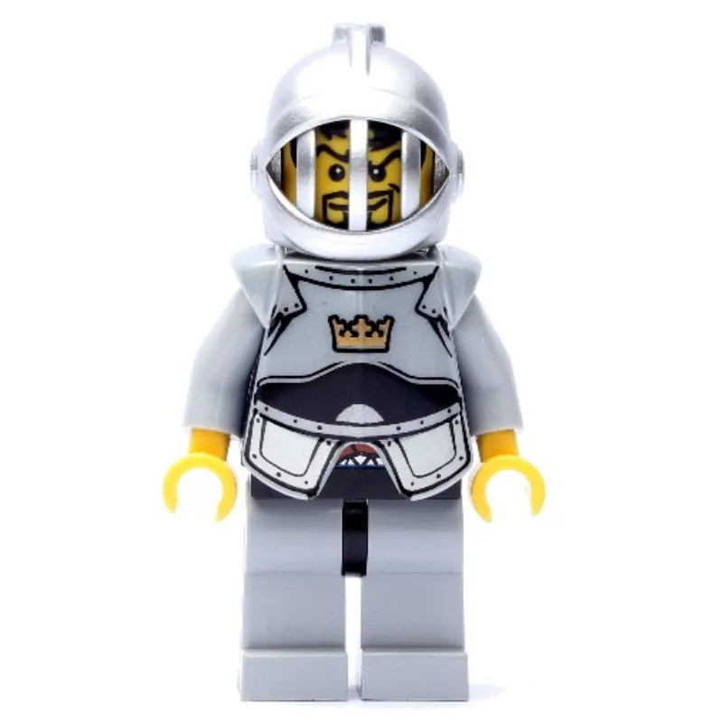 Knight, Dark Blue, Armor, Helmet with Grille — minifigurine LEGO | Brick Broker