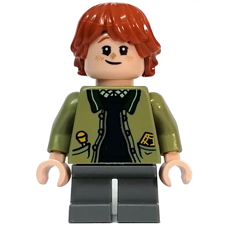 Ron Weasley, Olive Green Jacket, Dirt On Nose — minifigurine LEGO | Brick Broker