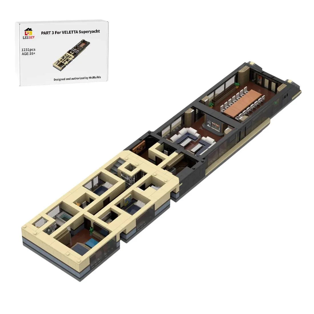 LesDiy Yacht de luxe modulaire III (LESDIY-3701613) - prix | Brick Broker