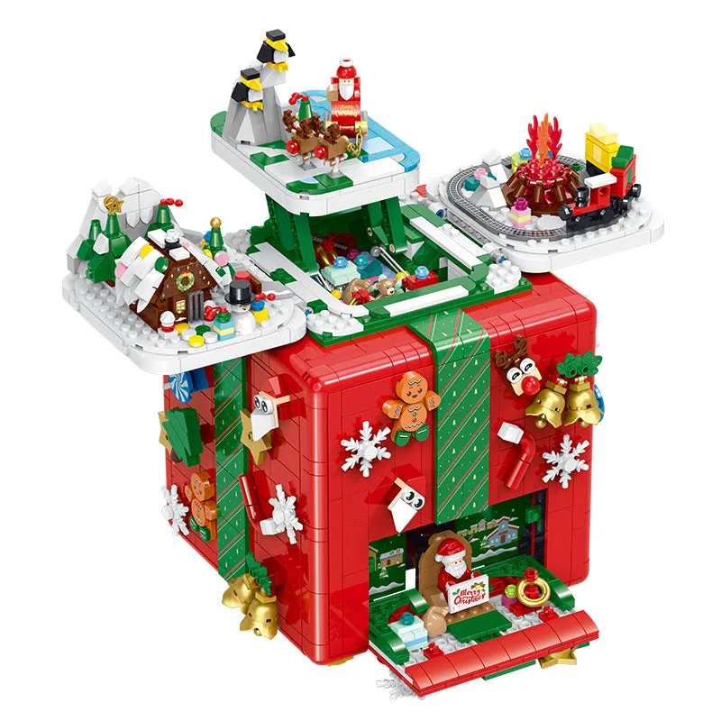 JIESTAR GULY Christmas Surprise Gift Box Music Box Building Set 60506 (JS-60506) - prix | Brick Broker