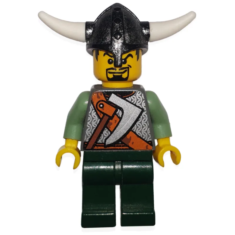 Viking Warrior - Armour, Battle Axe on Torso,… — minifigurine LEGO | Brick Broker