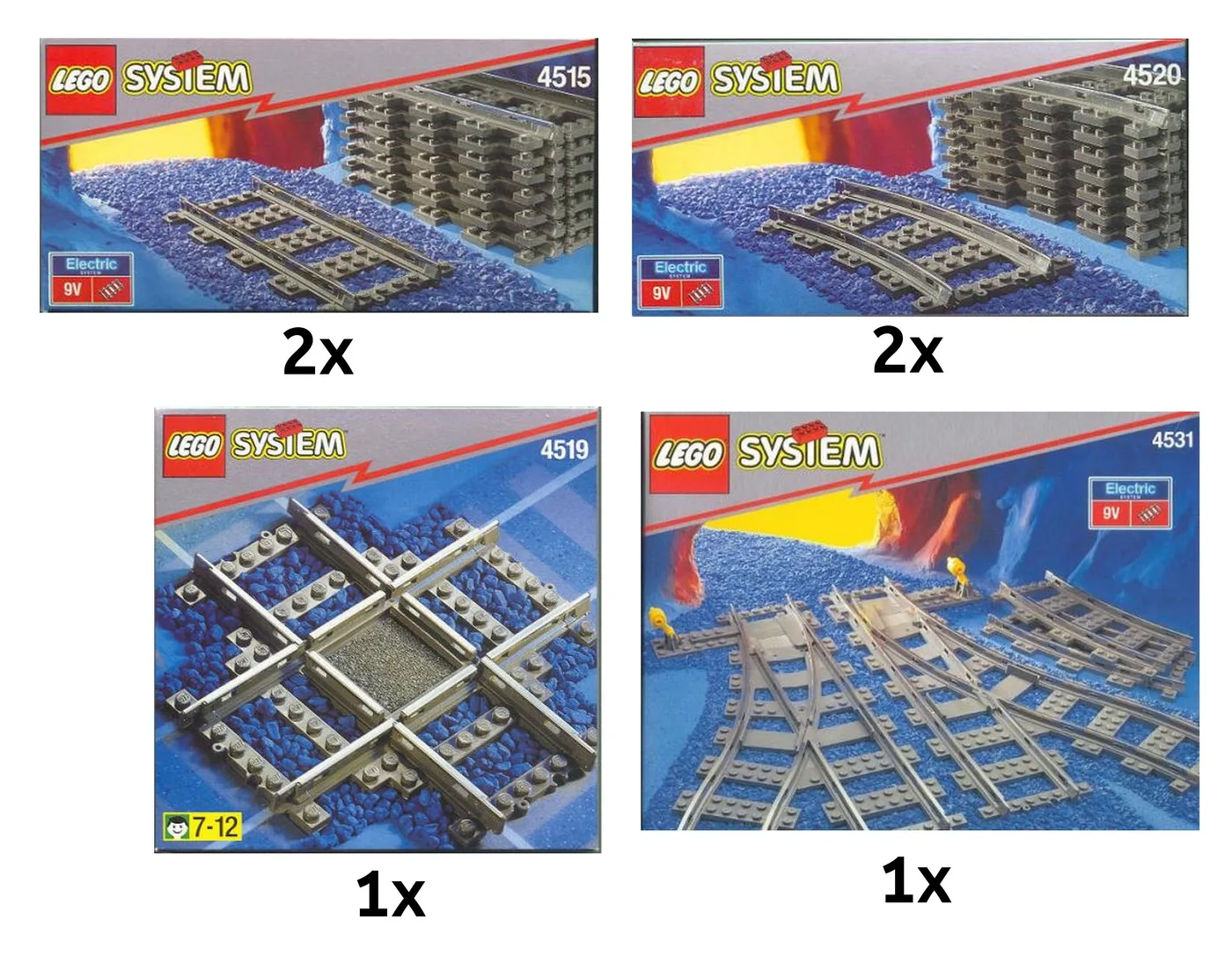 LEGO Kit de Voie Croisée (K4519-1) - prix | Brick Broker