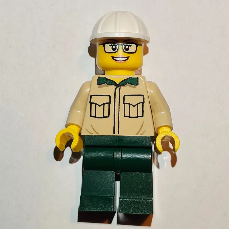 Construction Engineer / Architect - Tan Torso… — minifigurine LEGO | Brick Broker