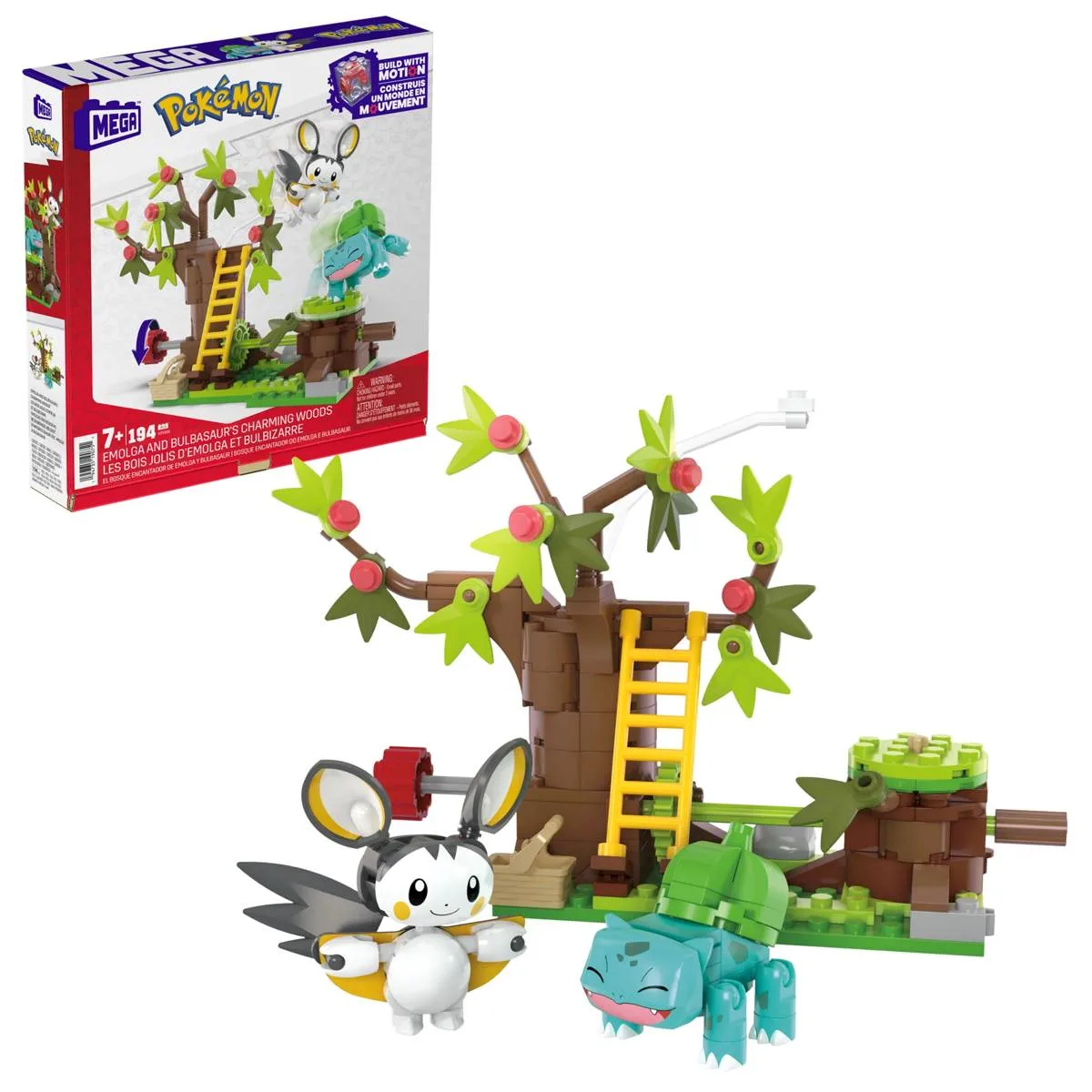 Mattel MEGA Pokémon™ La forêt enchantée d'Emolga et Bulbizarre (HTH69) - prix | Brick Broker