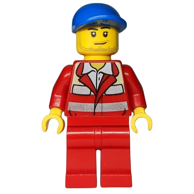 Paramedic, Red Jacket, Red Legs, Blue Cap, St… — minifigurine LEGO | Brick Broker