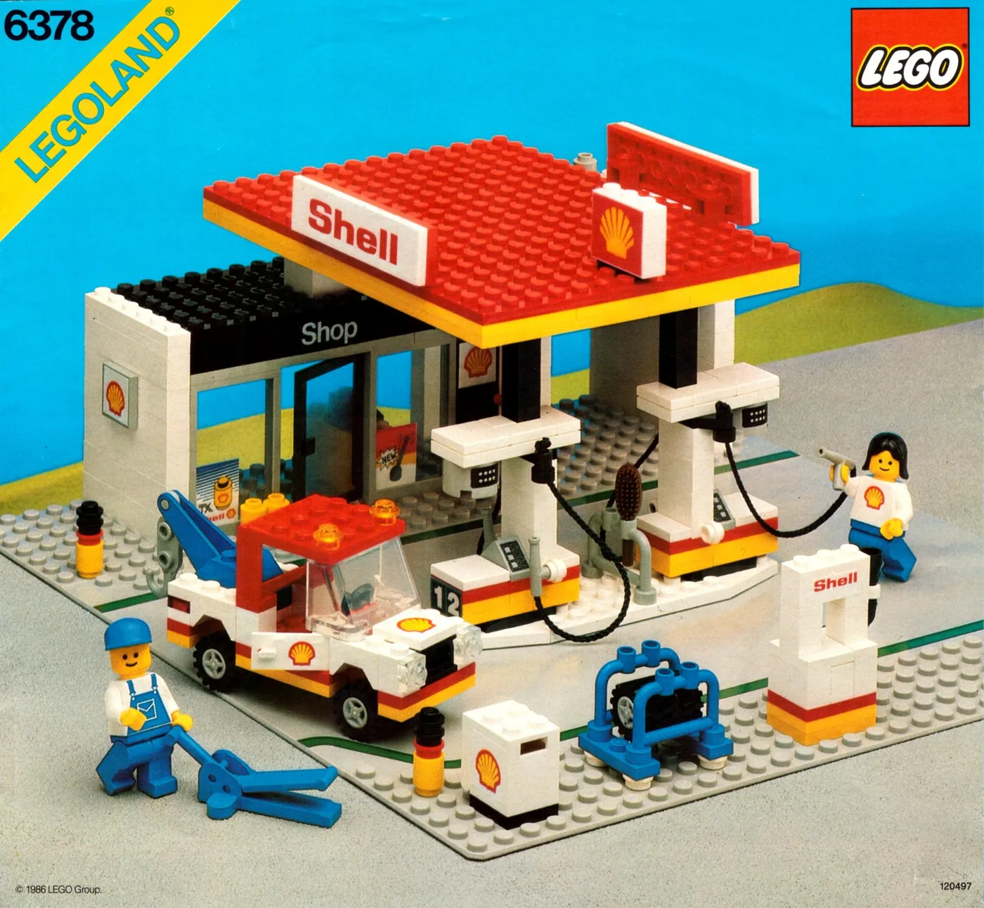 LEGO 6378 Station-service Shell - prix et où acheter | Brick Broker