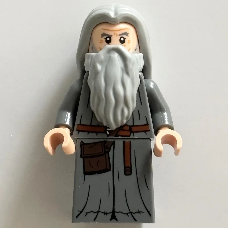 Gandalf the Grey, Light Bluish Grey Hair — minifigurine LEGO | Brick Broker