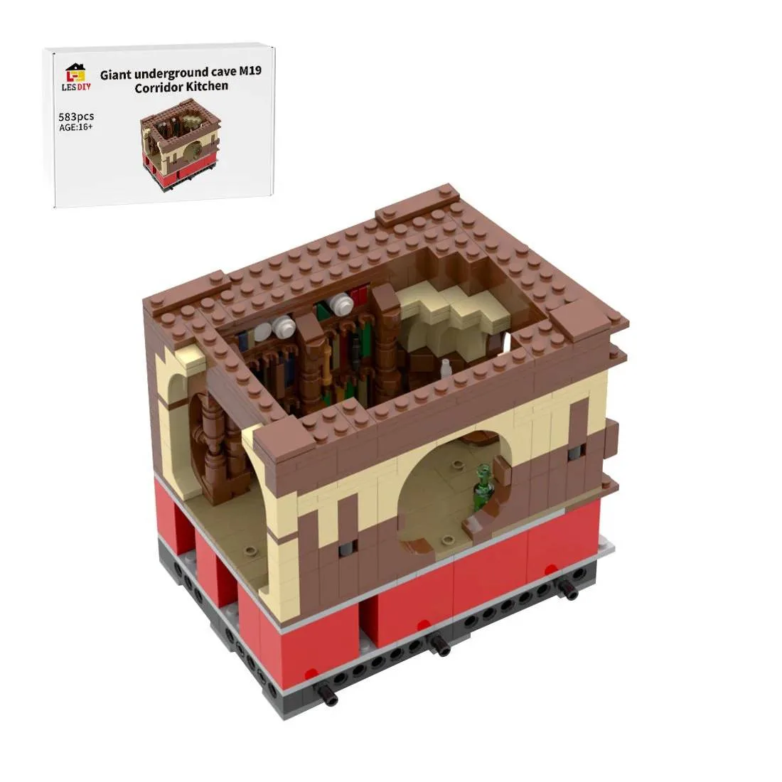 LesDiy Habitation de caverne médiévale M19 (LESDIY-3684857) - prix | Brick Broker