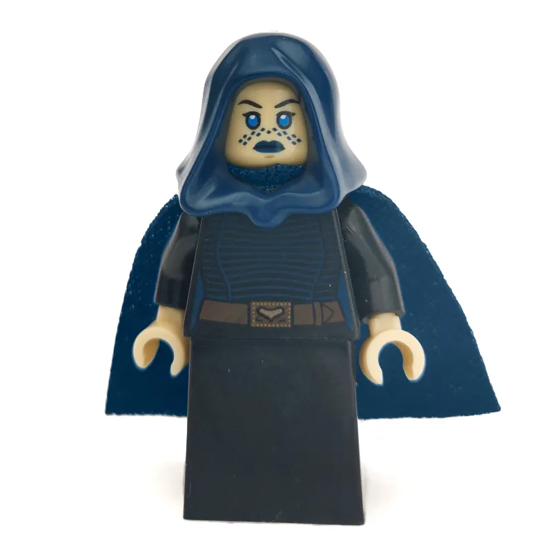 Barriss Offee, Dark Blue Hood and Cape, Skirt — minifigurine LEGO | Brick Broker