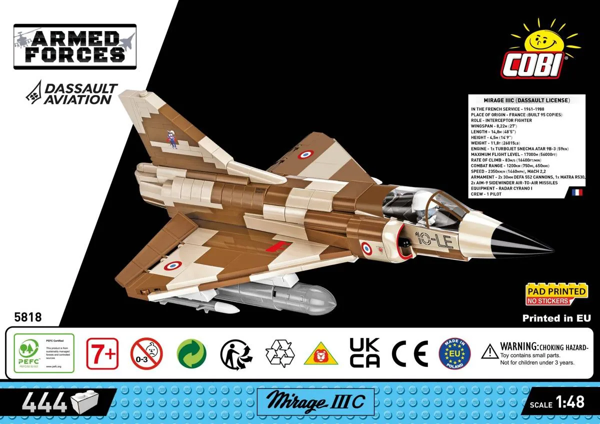 COBI Mirage IIIC Vexin (COBI-5818) - prix | Brick Broker