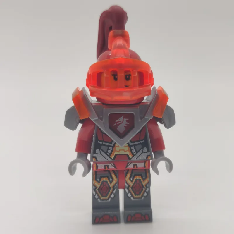 Macy Halbert with Trans-Neon Orange Visor — minifigurine LEGO | Brick Broker