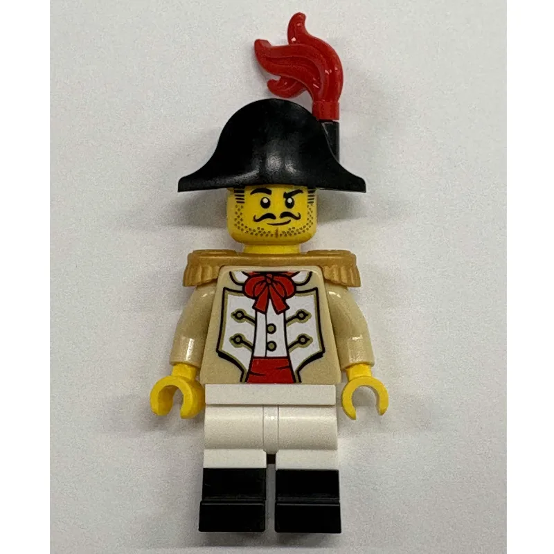 Captain, Male, Gold Epaulette, Black Bicorn — minifigurine LEGO | Brick Broker