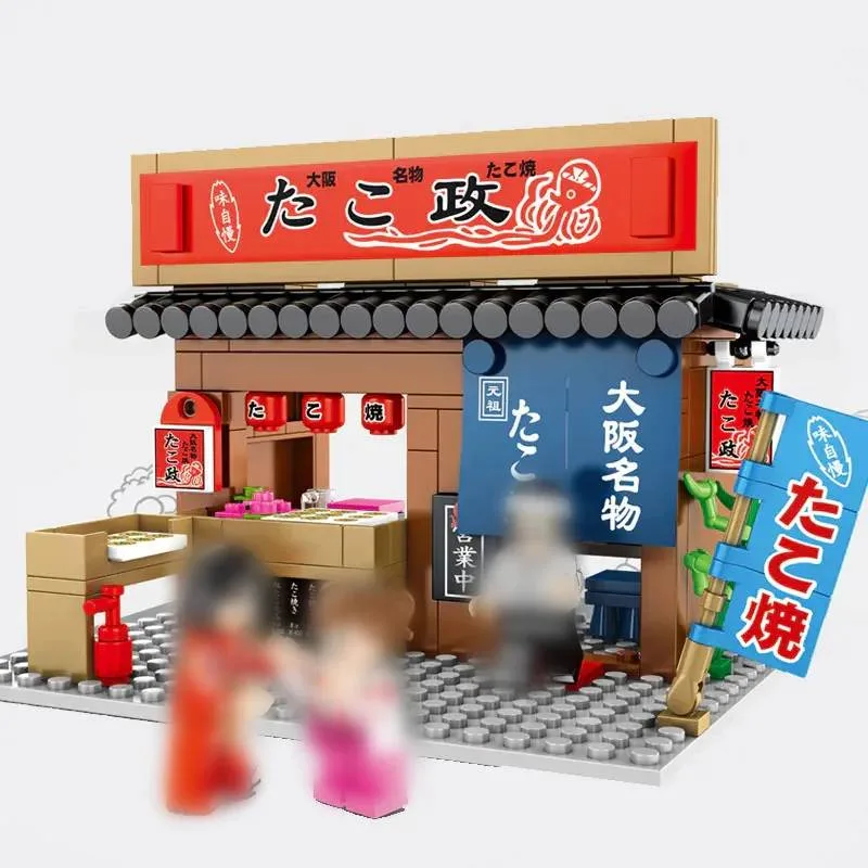 Sembo Vue de rue à la japonaise - Pieuvre en feu (SEM-601072) - prix | Brick Broker