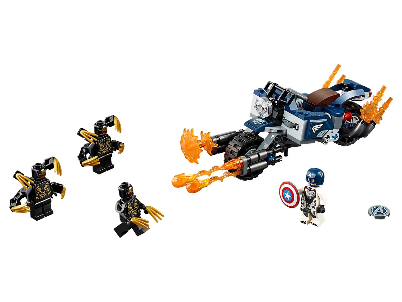 LEGO 76123 Captain America : Attaque des éclaireurs - prix | Brick Broker