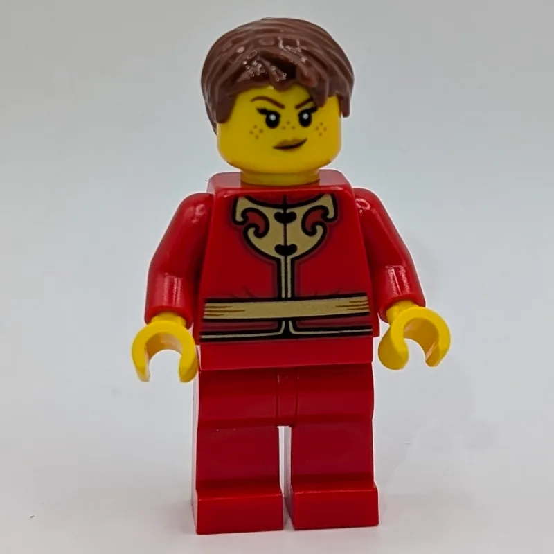 Dragon Operator, Red Legs, Reddish Brown Hair — minifigurine LEGO | Brick Broker
