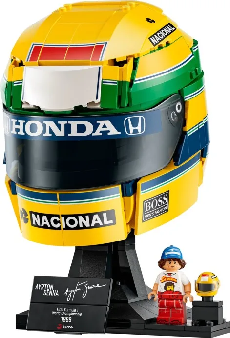 LEGO 43024 Le casque d'Ayrton Senna rejoint la collection de casques de Formule 1 - prix | Brick Broker
