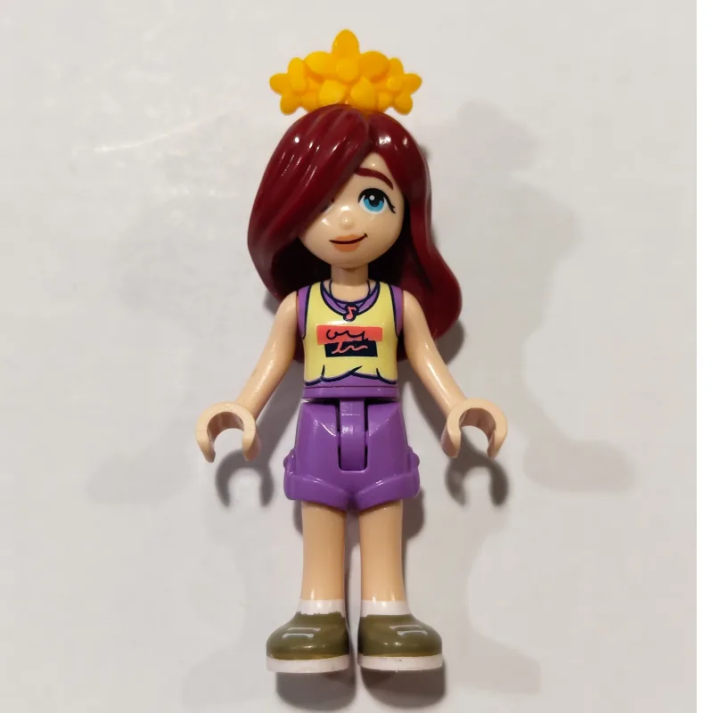 Paisley, Bright Light Yellow Top, Medium Lave… — minifigurine LEGO | Brick Broker
