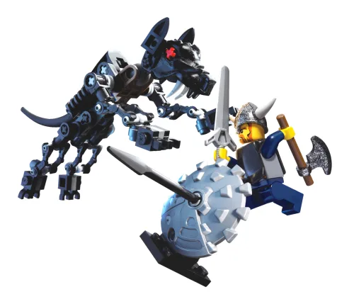 LEGO 7015 Le guerrier viking défie le loup Fenris - prix | Brick Broker