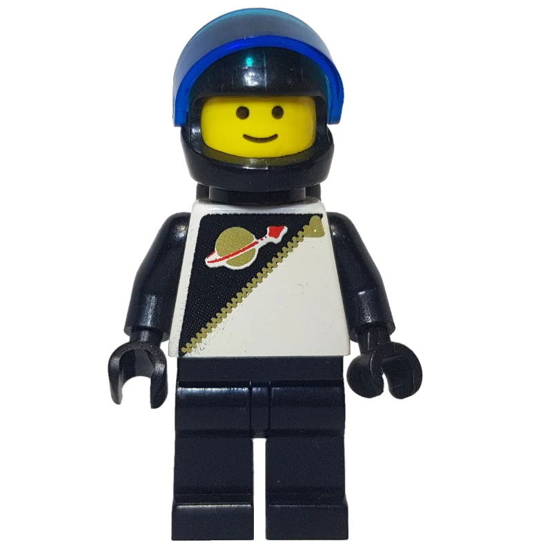 Futuron Spaceman, Black with Airtanks and Dar… — minifigurine LEGO | Brick Broker