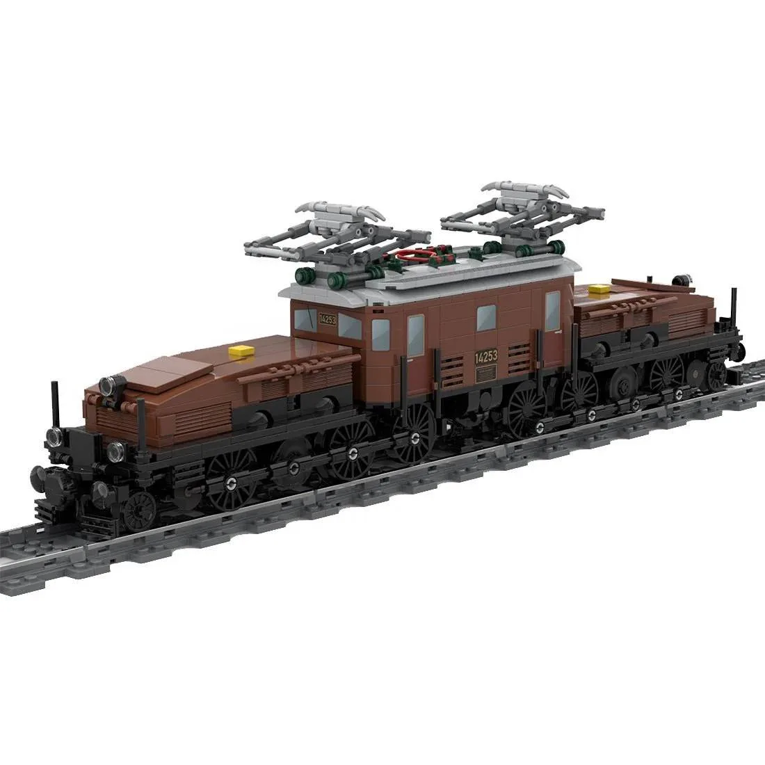 LesDiy Locomotive Suisse Crocodile - Marron (LESDIY-3515086) - prix | Brick Broker