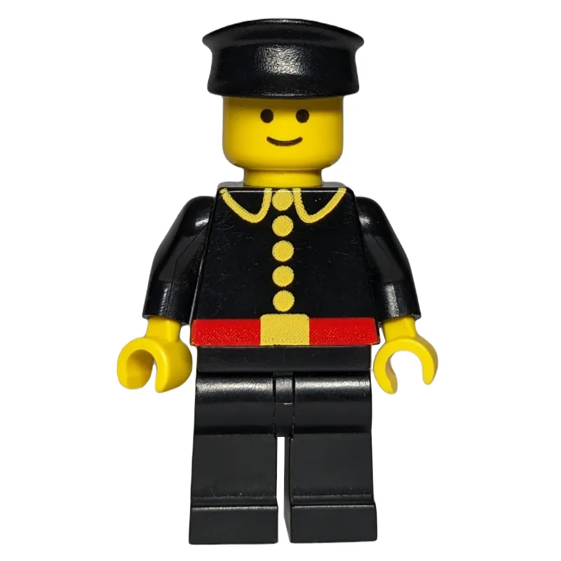 Fireman, Classic, Black Fire Jacket with Red… — minifigurine LEGO | Brick Broker