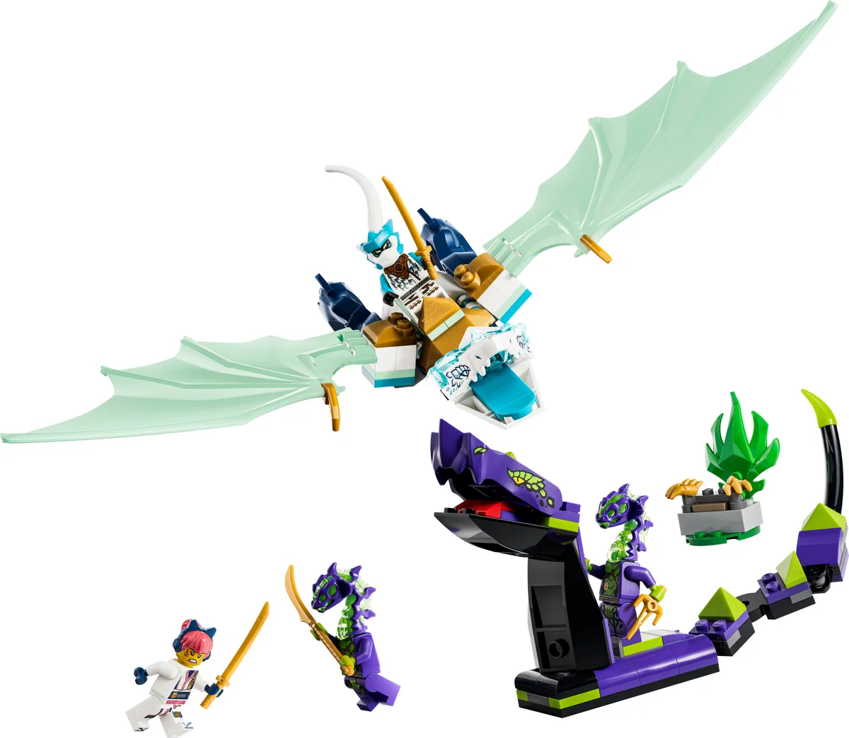 LEGO 71865 La bataille du dragon de glace de Zane - prix | Brick Broker