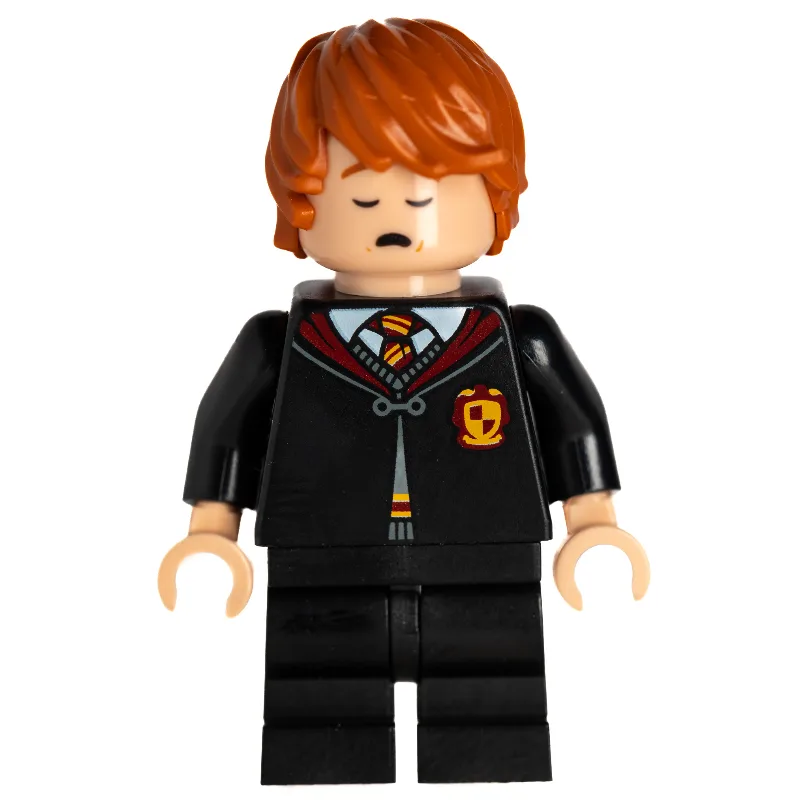 Ron Weasley, Gryffindor Robes, Sleeping — minifigurine LEGO | Brick Broker