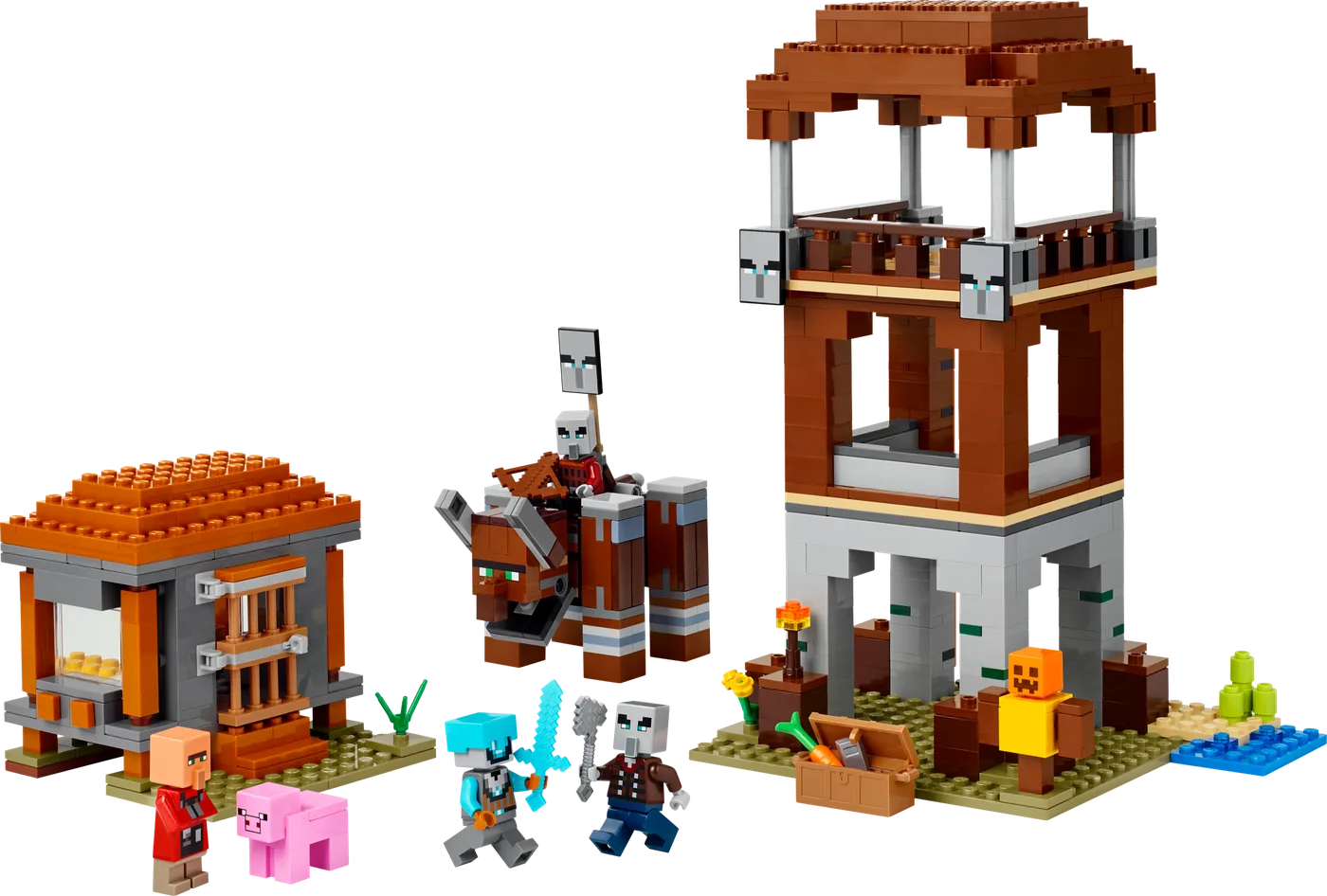 LEGO 21278 L'Avant-poste des Pillards et le Ravageur - prix | Brick Broker
