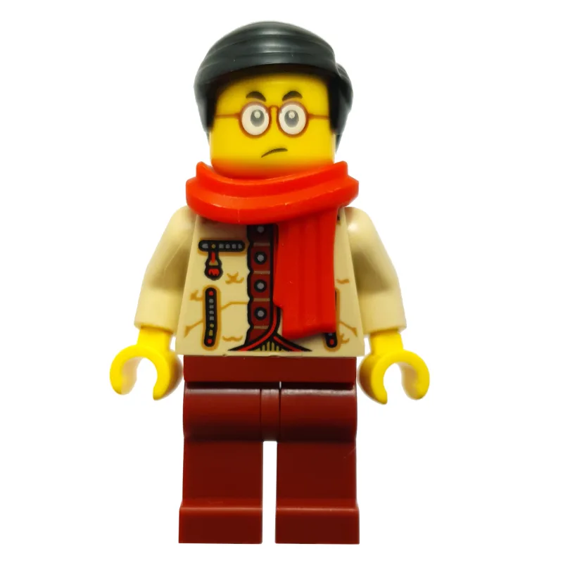 Mr. Tang, Tan Torso, Dark Red Legs — dans quels sets LEGO ? (fig-014552) | Brick Broker