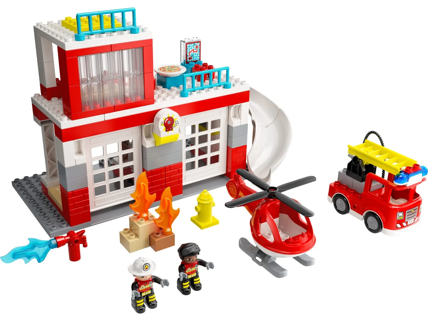 LEGO 10970 Caserne de Pompiers et Hélicoptère - prix | Brick Broker
