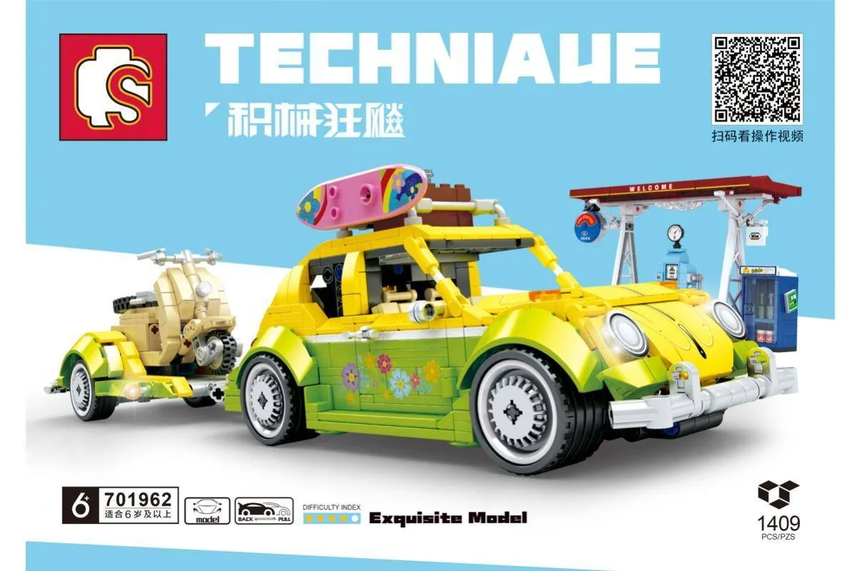 Sembo Voiture avec remorque (SEM-701962) - prix | Brick Broker